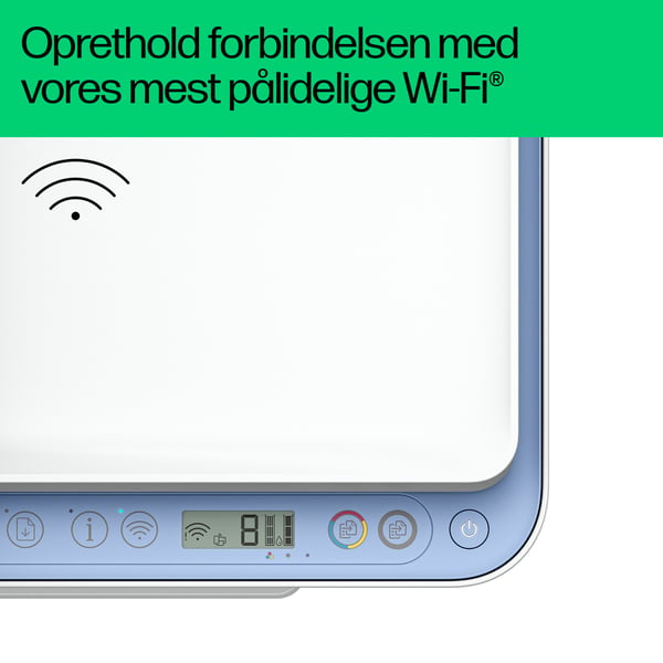 HP DeskJet 4222e Trådløst All-in-One Farve Printer, Instant Ink; Kopimaskine, scanner