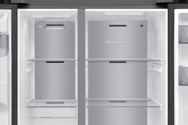 Samsung RS70F65KDF Kombinerad kyl/frys side-by-side Fristående 640 l Svart