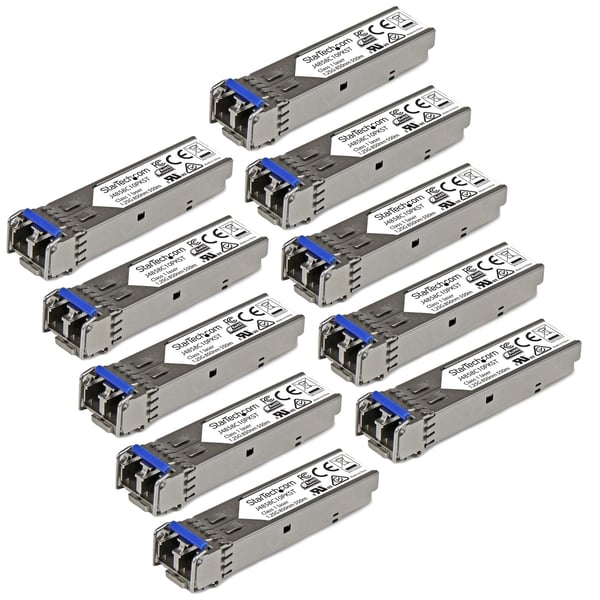 StarTech.com Gigabit LWL SFP Transceiver Modul - HP J4859C kompatibel - SM/MM LC med DDM - 10km / 55