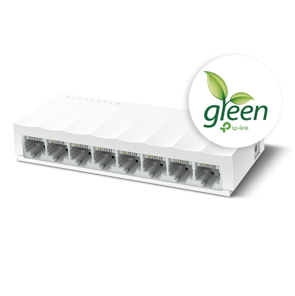 TP-Link LS1008 nätverksswitchar Ohanterad Fast Ethernet (10/100) Vit