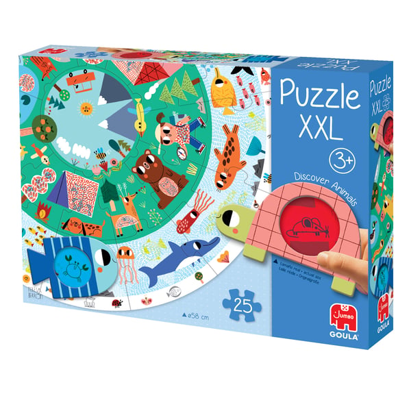 Goula - Puzzle XXL Discover Animals