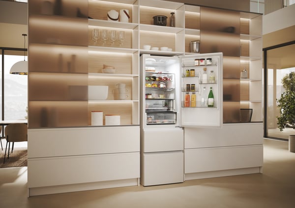 Haier 3D 60 Serie 5 HTW5618ENPW Fritstående 360 L Hvid