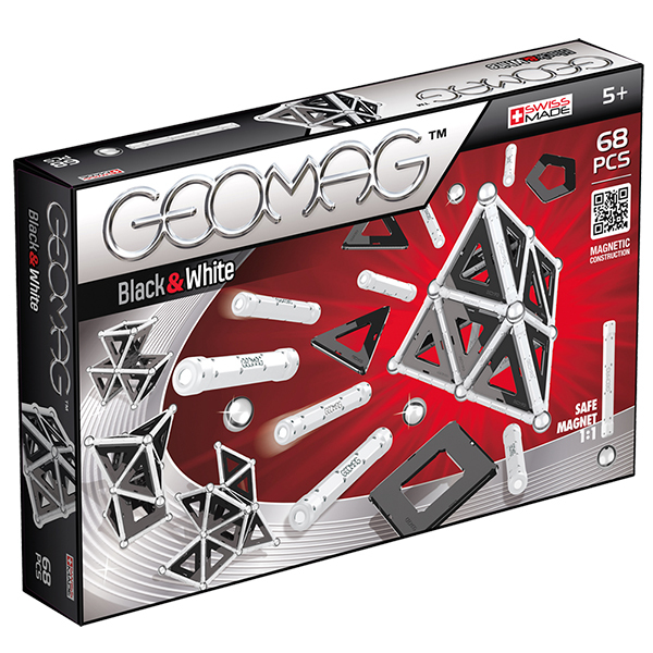 Geomag Panels Black&White 68 pcs Neodymium magnet-legetøj