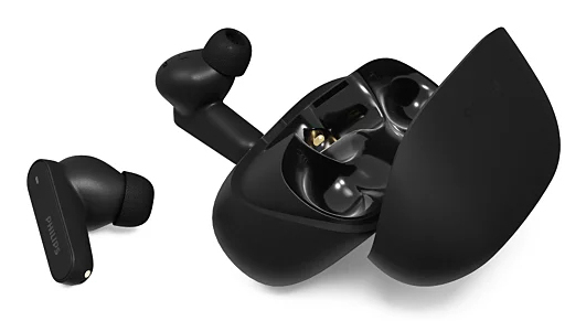 Philips TAT3000BK/00 kuulokkeet ja kuulokemikrofoni True Wireless Stereo (TWS) In-ear Puhelut/Musiikki USB Type-C Bluetooth Musta