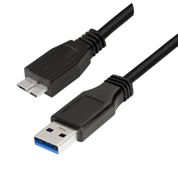 LogiLink CU0026 USB-kabel USB 3.2 Gen 1 (3.1 Gen 1) 1 m USB A Micro-USB B 5 Gbit/sek. 4,5 W Sort