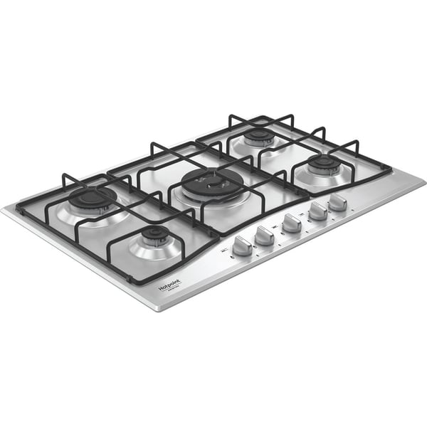 Hotpoint PCN R753N T/IX/HA Rustfrit stål Indbygget 75 cm Gaskomfur 5 zone(s)