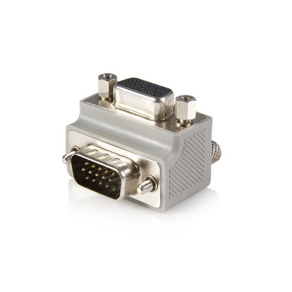 StarTech.com Right Angle VGA / VGA Cable Adapter Type 1 - M/F DB15 Grå
