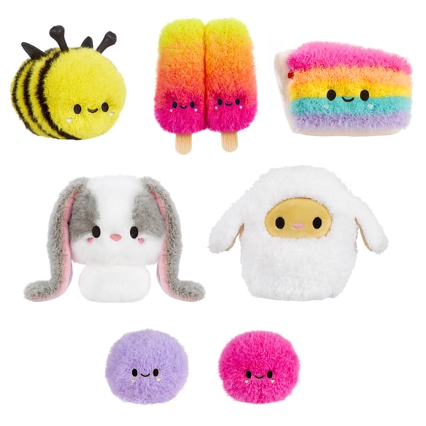 MGA Entertainment Fluffie Stuffiez Small Plush- Bee/ Lady Bug