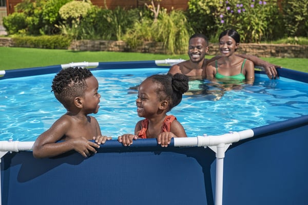 Bestway Steel Pro 56679 swimmingpool til over jorden Indrammet pool Rund Blå
