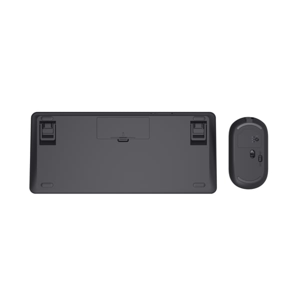 Trust Lyra tangentbord Mus inkluderad Kontor Trådlös RF + Bluetooth QWERTZ tyska Svart