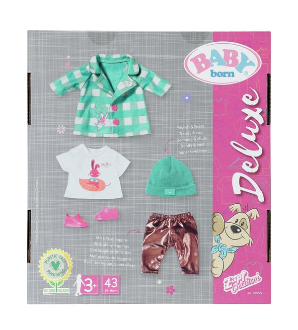 BABY born Deluxe Coat Dukketøjsæt