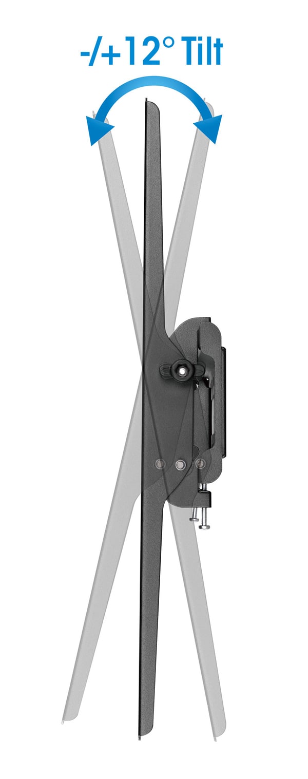 Manhattan 462280 tv-beslag 177,8 cm (70") Sort