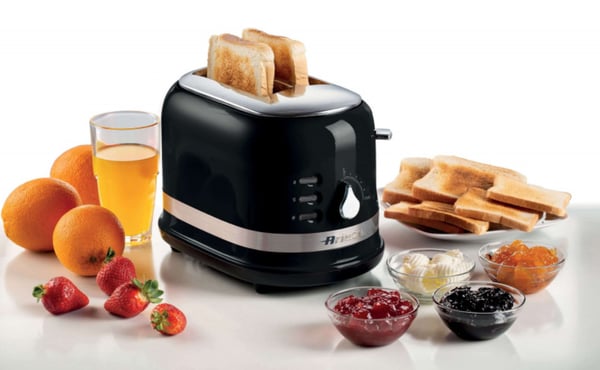 Ariete Moderna Line 0149/12 6 2 skive(r) Rustfrit stål, Sort