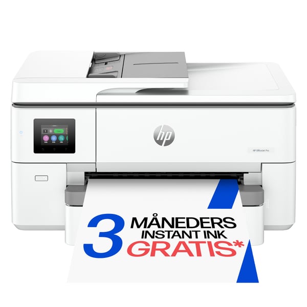 HP OfficeJet Pro 9720e Trådløst All-in-One Farve Printer, Tosidet print; Kopimaskine, scanner