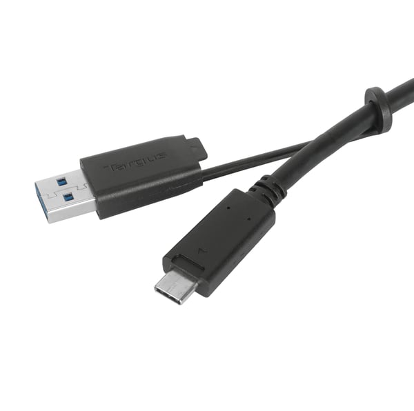 Targus ACC1135GLX USB-kablar USB 3.2 Gen 1 (3.1 Gen 1) 1,8 m USB C 10 Gbit/s Svart