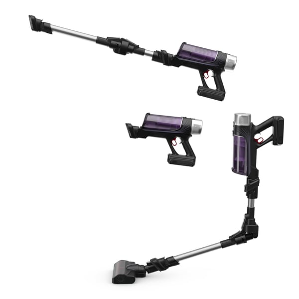 Rowenta RH2037 Skaftdammsugare, 2-i-1 Batteri Torr Utan påse 0,4 l 250 W Svart, Lila