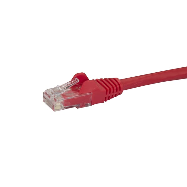StarTech.com 0,5 m Cat6 Snagless RJ45 Ethernet-nätverkskabel - Röd - 50 cm Cat 6 UTP-kabel - Nätverkskabel