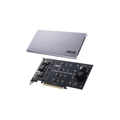 ASUS HYPER M.2 X16 CARD V2 liitäntäkortti/-sovitin Sisäinen