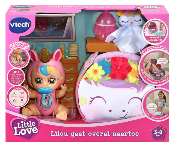 VTech Little Love Lilou gaat overal naartoe