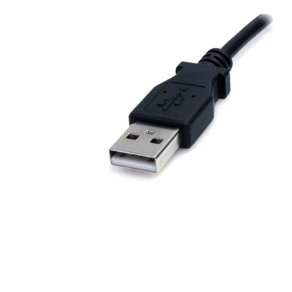 StarTech.com 91 cm USB Type-M 5V cylinderstik - USB til 5,5 mm DC-stik - Strømkabel - USB (kun strøm)
