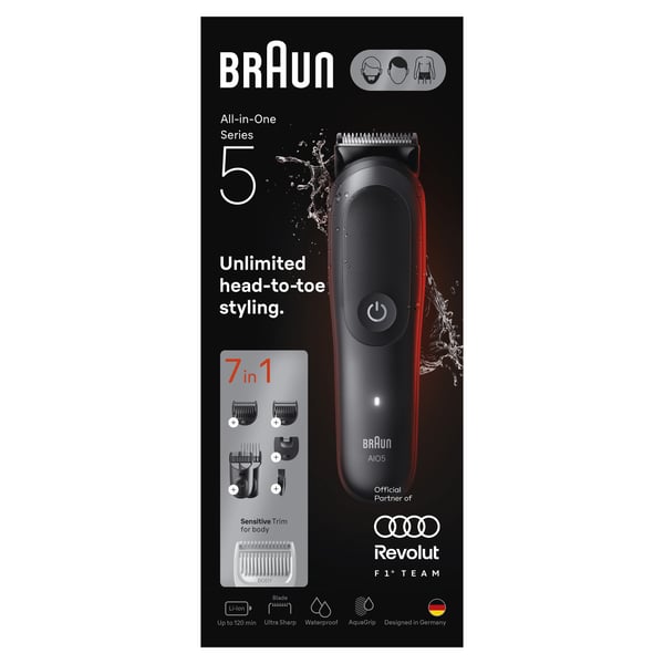 Braun AIO5520 F1 Series 5 All-in-One Style Sort 14 Lithium-Ion (Li-Ion)