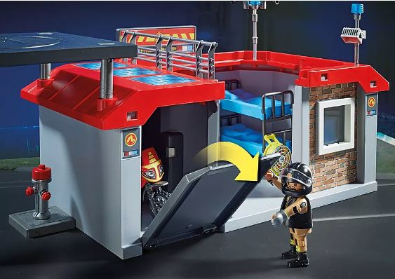 Playmobil City Action Take Along Fire Station