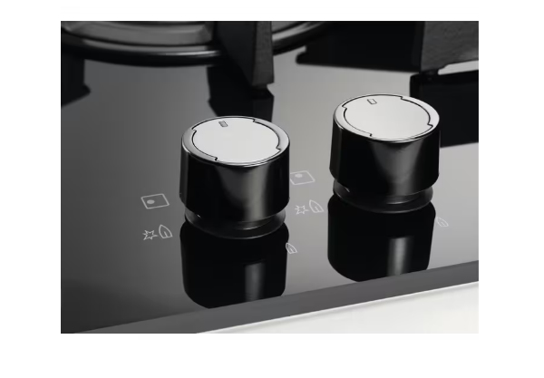 Electrolux KGE6633NOK Sort Indbygget 60 cm Gaskomfur 3 zone(s)