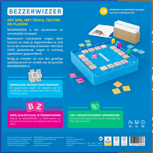 Asmodee Bezzerwizzer Brætspil