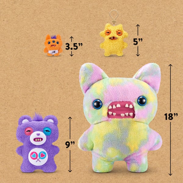 Hug-A-Lumps Fuggler Care Bears 23 cm licenseret sortiment (Share Bear)
