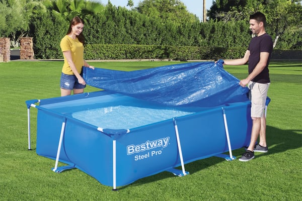 Bestway 58105 / 24 svømmepool afdækning Sikkerhedsafdækning til swimmingpool