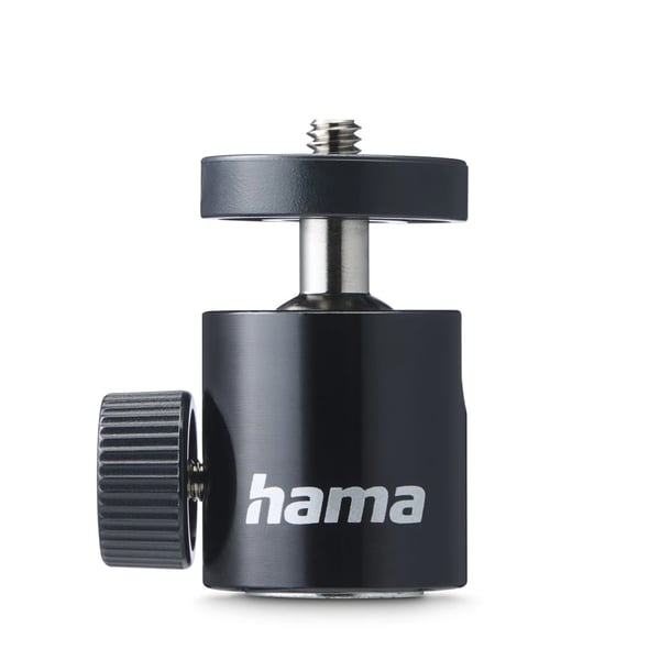 Hama 00005001 stativhuvuden Svart 1/4" Kula (form)