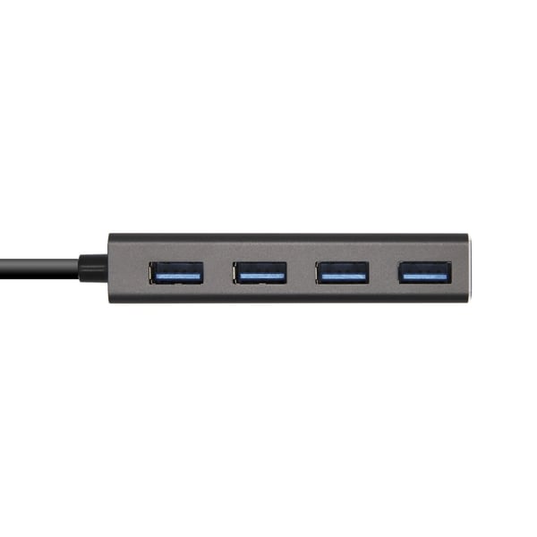 AISENS A109-0403 gränssnittshubbar USB 3.2 Gen 1 (3.1 Gen 1) Type-C 5000 Mbit/s Antracit