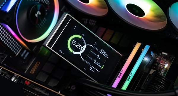 DeepCool LT360 VISION ARGB Suoritin Nestejäähdytyspakkaus 12 cm Musta 1 kpl