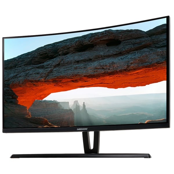 MEDION P52720 tietokoneen litteä näyttö 68,6 cm (27") 1920 x 1080 pikseliä Full HD LCD Musta