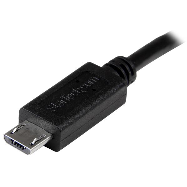 StarTech.com 20 cm USB OTG-kabel - Micro USB til Micro USB - USB OTG-adapterkabel - H/H - USB-kabel