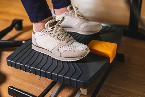 BakkerElkhuizen Pro 959 Footrest Svart, Grå, Orange