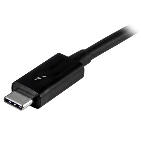 StarTech.com TBLT3MM1M Thunderbolt kabel 1 m 20 Gbit/sek. Sort