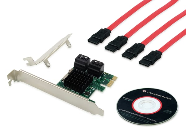Conceptronic EMRICK03G nätverkskort/adapters Intern SATA