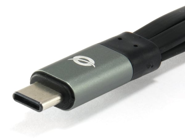 Conceptronic HUBBIES01G gränssnittshubbar USB 3.2 Gen 2 (3.1 Gen 2) Type-C 5000 Mbit/s Grå