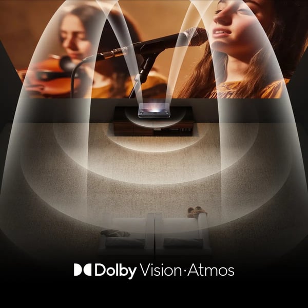 Hisense 20017229 dataprojekter Ultrakort projektor med kort projiceringsafstand 2500 ANSI lumens DLP UHD 4K (3840x2160) 3D Sort
