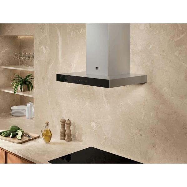 Electrolux LFT826X Väggmonterad Svart, Rostfritt stål 600 m³/h