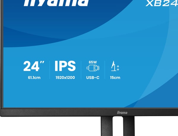 iiyama ProLite XB2495WSC-B1 computerskærm 61,2 cm (24.1") 1920 x 1200 pixel WUXGA LED Sort