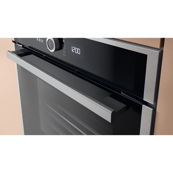Hotpoint HAOI4S8HM0XA 73 L Sort, Rustfrit stål