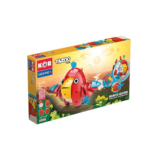 Geomag Tazoo Toco 86 pcs Neodymium magnet-legetøj