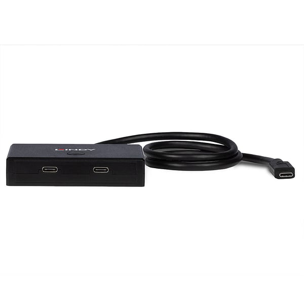 Lindy 43329 gränssnittshubbar USB 3.2 Gen 1 (3.1 Gen 1) Type-C 5000 Mbit/s Svart