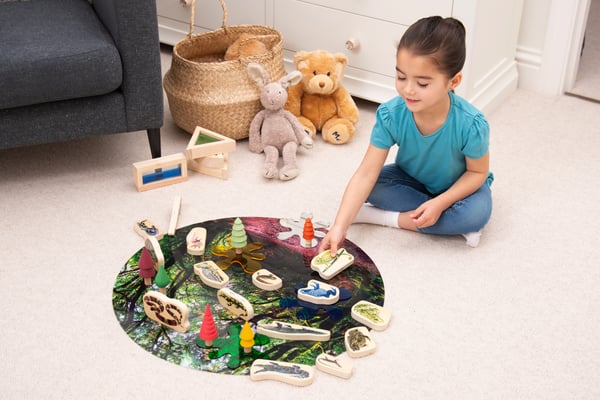Tickit Wooden Reptile & Amphibian Blocks