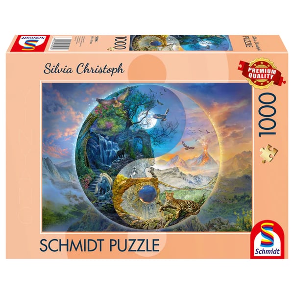 Silva Christoph: Yin & Yang, Bjergverden (1000 brikker)