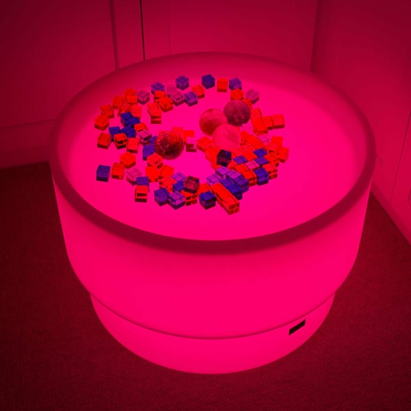 Tickit Sensory Mood Discovery Table natlys til baby Fritstående Hvid