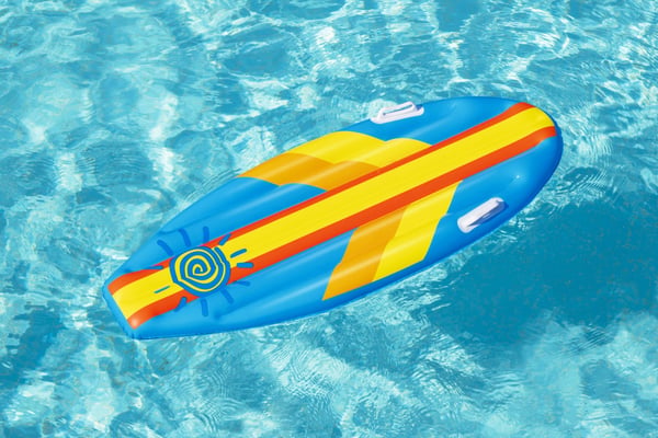 Bestway 42046 pool- och badmadrass Blå, Rosa Mönstrad Vinyl