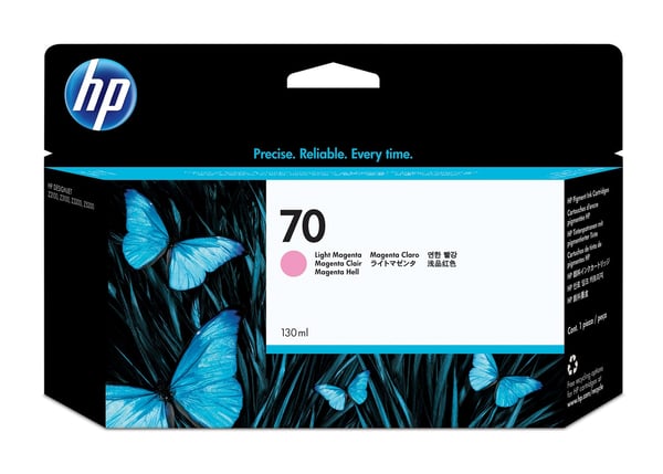 HP 70 - 130 ml - lys magenta - original